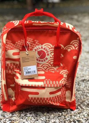 Рюкзак fjallraven kanken red червоний купити канкен фьялравен
