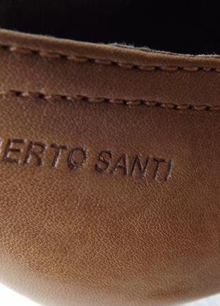 Туфлі закриті коричневі roberto santi 36 розмір6 фото