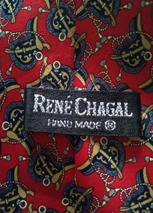 René chagal шелковый галстук эксклюзив. франция.