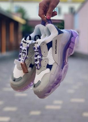 💜🌼💜white violet💜🌼💜жіночі кросівки на платформі весна-осінь