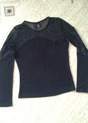 36-38р. кофта-блузка з сіточкою2 фото