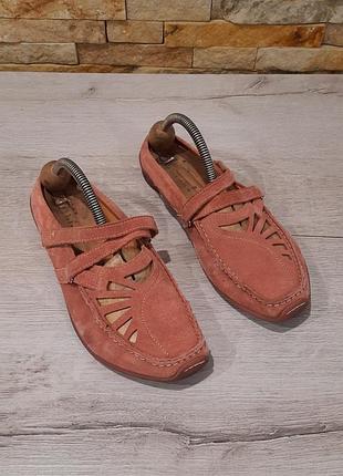 Шлепанцы think! натуральный замш размер 37