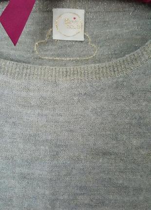 Джемпер свитер из шерсти и ангоры des petits hauts3 фото