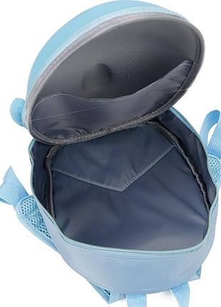 Рюкзак детский. самолет, голубой. каркасный.
