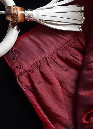 Дизайнерская бархатная юбка (дизайнерская бархатная юбка)4 фото