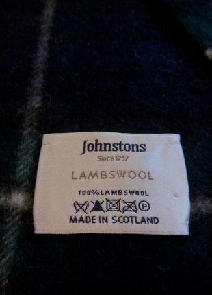 Шарф johnstons (шотландия)100% lambswool3 фото