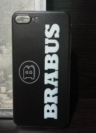 Силиконовый чехол для iphone 7 plus накладка brabus