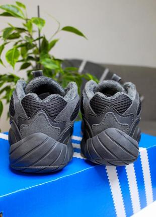 Кросівки adidas yeezy boost 500 utility black(утеплені)5 фото