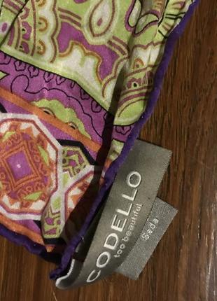 Codello шелковый шарф в стиле etro! 5