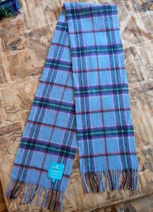 Шарф world peace tartan (англия)100% lambswool