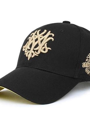 Кепка бейсболка wolf, унисекс черная