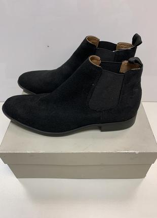 Підлозі черевики чоловічі чорні з штучної замші шведського бренду h&m