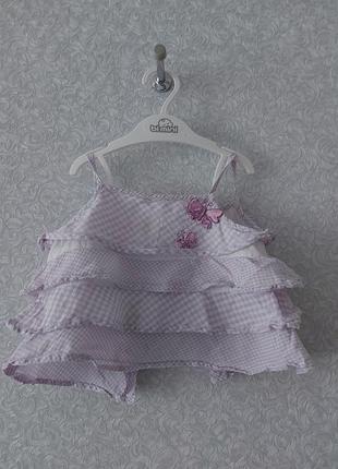 Маєчка на бретельках для дівчинки