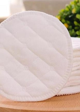 Спонж багаторазові білі бавовна круглі