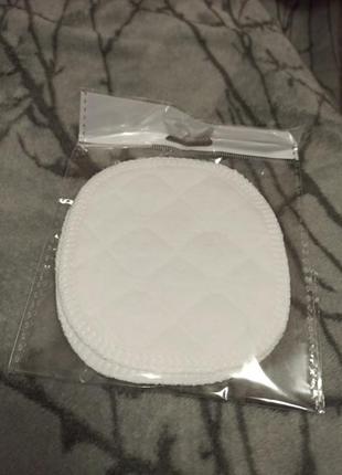 Спонж багаторазові білі бавовна круглі5 фото