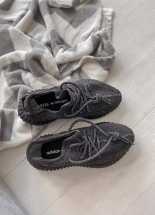 Adidas yeezy boost 350 🆕 шикарні жіночі кросівки 🆕чорні рефлективні адідас ізі буст🆕9 фото