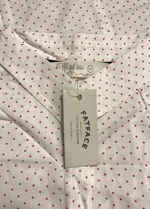 Дуже гарна і стильна брендовий сорочка в горошок..100% коттон.