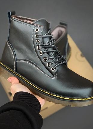 ❄️🖤❄️dr.martens 101 smooth black❄️🖤❄️(38рр - 45рр) зимові черевики доктор мартінс з хутром