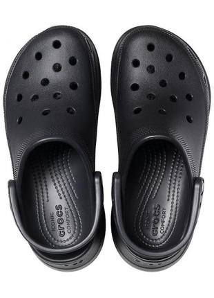 Новинка.кроксы на платформе crocs classic bae clog black {черные}3 фото