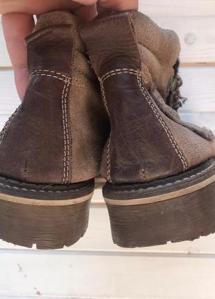 Замшевые зимние стильные ботинки tamaris pазмер 392 фото