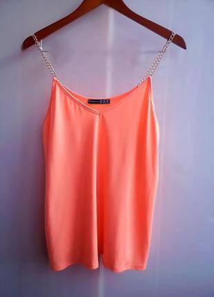 Маечка на бретельках цепочках