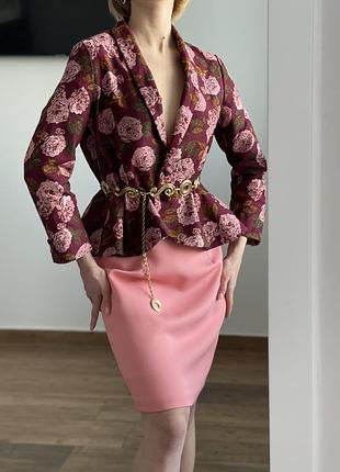 Жакет з квітами