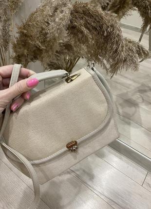 Тканьёвая симпатичная сумочка 🌼