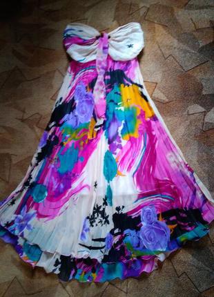 Дуже гарний сарафан плісе зі шлейфом