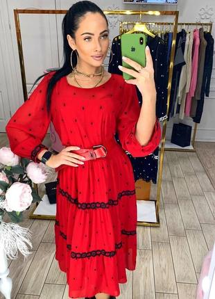 Нарядное платье шифоновое люкс качества турция