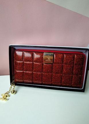 Кошелёк брендовый глянцевый кошелёк,  глянцевий  гаманець