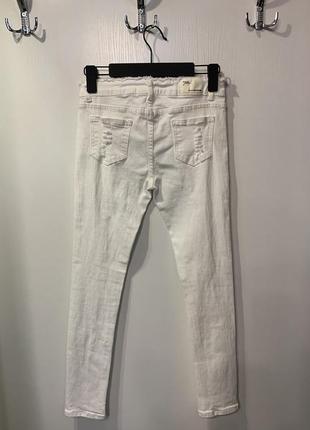 Женские белые штаны, размер s5 фото