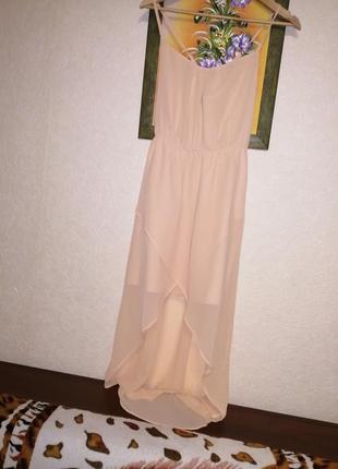 Платье шифоновое от zara1 фото