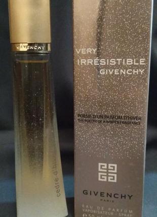 Givenchy very irresistible poesie dun parfum dhiver cedre 2010