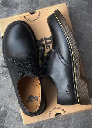 Туфли доктор мартинс черные, мартинсы (36рр - 45рр) dr.martens 1461 black3 фото