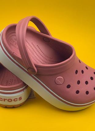 Скидка! crocs platform, кроксы сабо на платформе4 фото