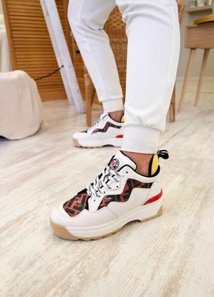 Стильні жіночі білі кросівки весна осінь,  white