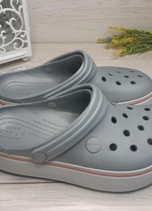 Скидка! crocs platform, кроксы сабо на платформе