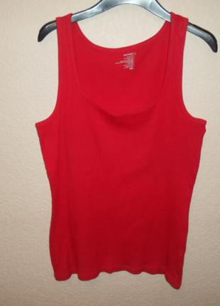 Топ ярко красный   100% хлопок