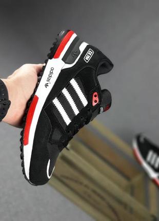 Чоловічі кросівки adidas zx 750 чорні6 фото