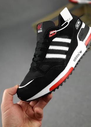 Чоловічі кросівки adidas zx 750 чорні3 фото