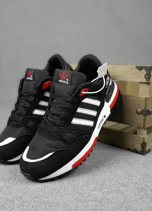 Чоловічі кросівки adidas zx 750 чорні10 фото