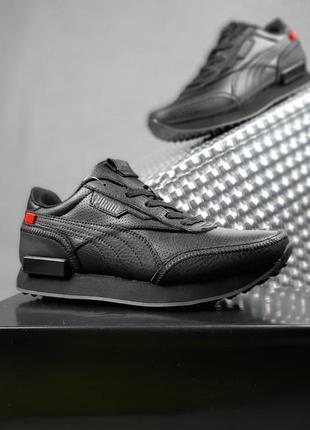 Мужские кроссовки puma future rider чёрные1 фото