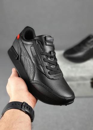 Мужские кроссовки puma future rider чёрные7 фото