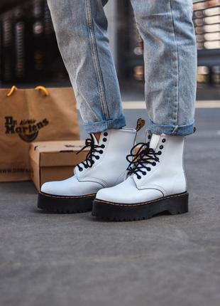 Dr.martens jadon белые ботинки 3