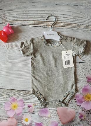 Боди летний для новорожденных 0-3 месяца