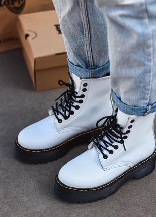 Dr.martens jadon белые ботинки 4