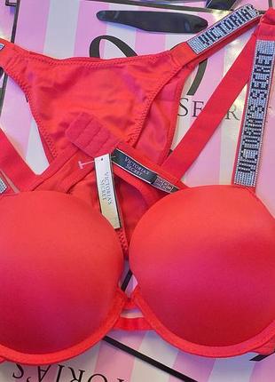 Комплект зі стразами білизна victorias secret вікторія сікрет ліф і бразильяны