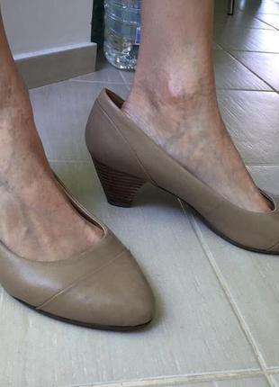 Кожаные туфли janet d.2 фото
