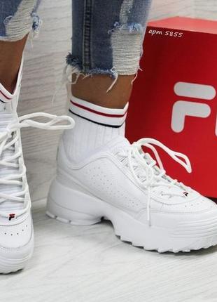 Fila кроссовки с носком, 36-41 размер, 3 цвета, новинка2 фото