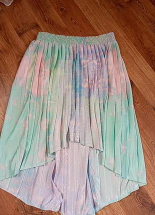 Topshop спідниця в складочки
